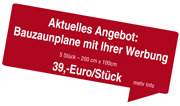 Dialogzone Bauzaunplanen